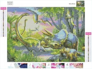 Алмазная картина-мозаика 5D набор (клеика страз) 30x40 см DK41224 цена и информация | Алмазная мозаика | 220.lv