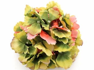Hortenzijas zieds zaļi rozā krāsā cena un informācija | Mākslīgie ziedi | 220.lv