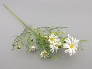 Искусственный цветок - белая головка, 73 см цена и информация | Искусственные цветы | 220.lv