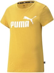 Puma Blūze Ess Logo Tee Yellow 586775 37/S cena un informācija | T-krekli sievietēm | 220.lv