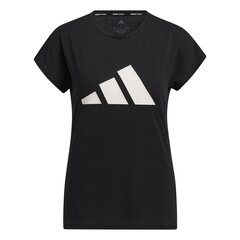 Женская футболка Adidas 3BAR GR82614065419754124, черная цена и информация | Спортивная одежда для женщин | 220.lv