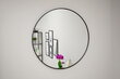 Spogulis, 80 cm, pelēks цена и информация | Spoguļi | 220.lv