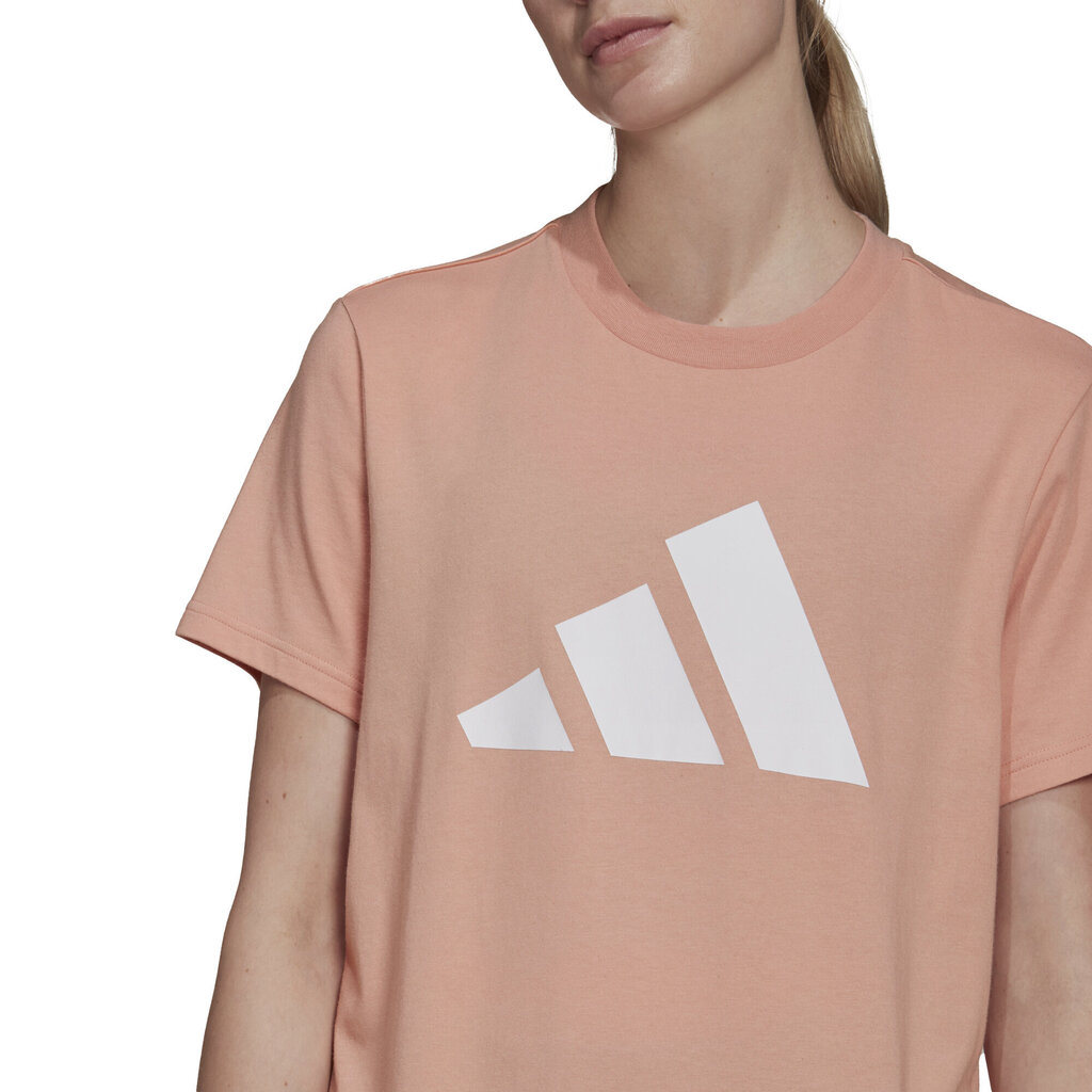 Adidas Blūze W Fi 3B Tee Peach H24101/M cena un informācija | Sporta apģērbs sievietēm | 220.lv