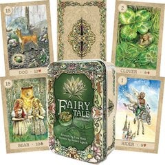 Taro kārtis skārda kastītē Fairy Tale Lenormand cena un informācija | Ezotērika | 220.lv