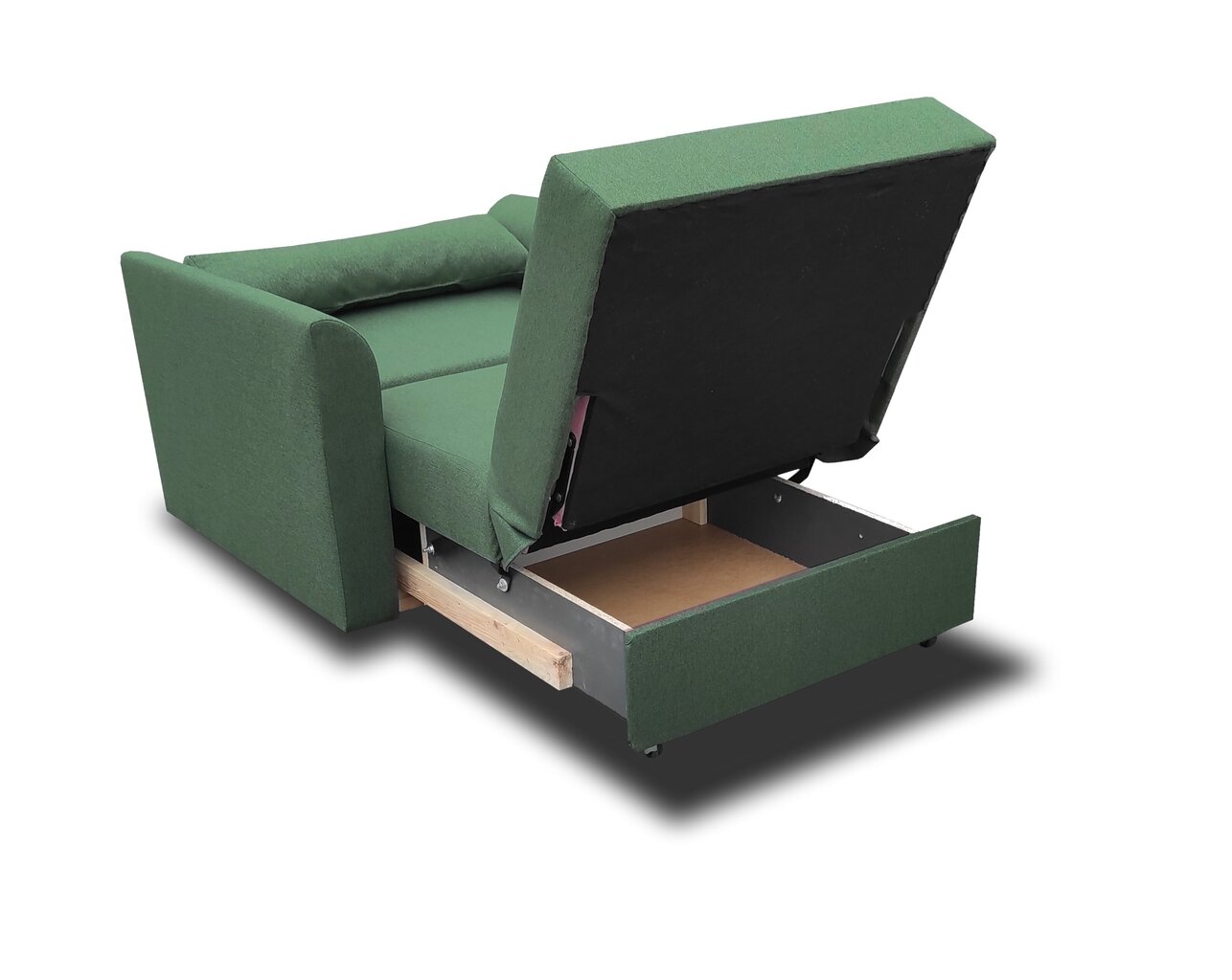 Dīvāns Mini 1, zaļš цена и информация | Dīvāni | 220.lv