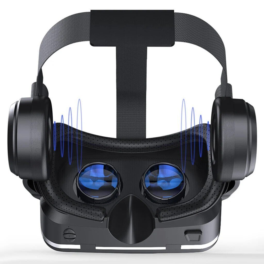 Virtuālās realitātes brilles Shinecon VR 10 3D (BT) + austiņas + tālvadības pults цена и информация | VR brilles | 220.lv