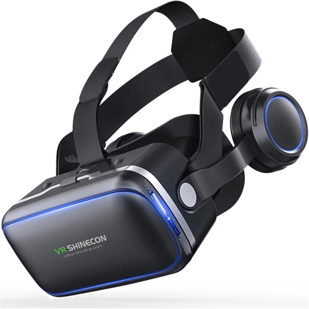 Virtuālās realitātes brilles Shinecon VR 10 3D (BT) + austiņas + tālvadības pults cena un informācija | VR brilles | 220.lv