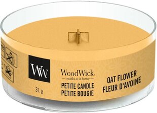 WoodWick aromātiska svece Oat Flower, 31 g cena un informācija | Sveces un svečturi | 220.lv