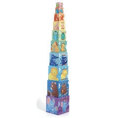 Кубики-пирамида Djeco DJ08510 «Радуга» цена и информация | Игрушки для малышей | 220.lv