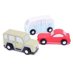 Koka automašīnu komplekts New Classic Toys, 11932 cena un informācija | Rotaļlietas zēniem | 220.lv