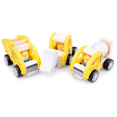Celtniecības automašīnas - 3 gab., New Classic Toys 11948 cena un informācija | Rotaļlietas zēniem | 220.lv