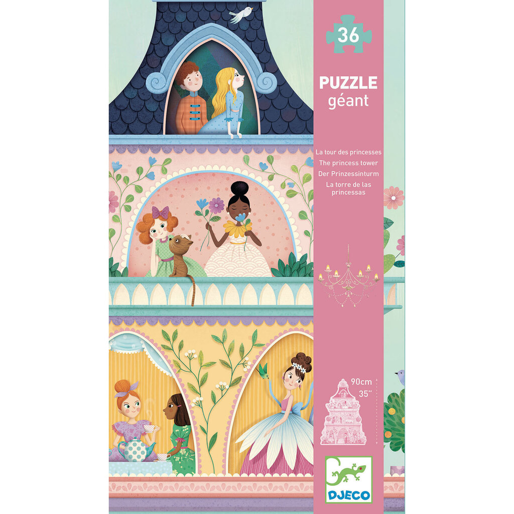 Puzle Djeco Princeses tornis, DJ07130, 36 d. цена и информация | Puzles, 3D puzles | 220.lv