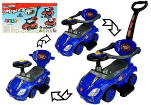 Stumjamā automašīna Mega Car 3in1 zila cena un informācija | Rotaļlietas zīdaiņiem | 220.lv