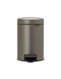 Atkritumu tvertne NewIcon, Brabantia 3L, Platinum