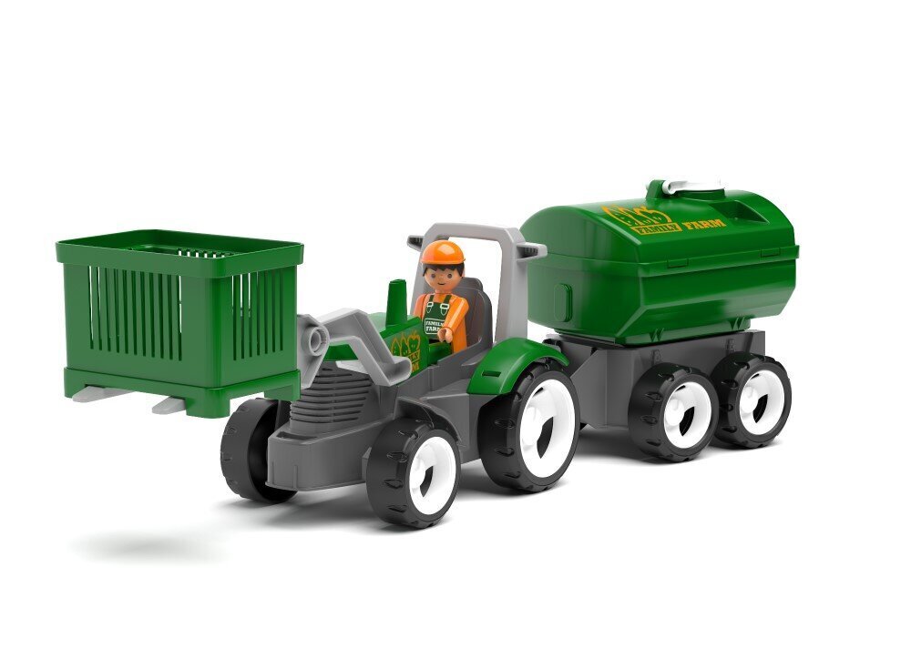 MultiGo Farm Set - Lauksaimniecības traktoru komplekts - 5 in 1 Ferma sērija cena un informācija | Rotaļlietas zēniem | 220.lv