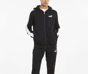 Puma Sporta Tērpi Hooded Sweat Suit Black цена и информация | Мужская спортивная одежда | 220.lv