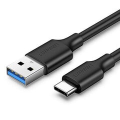 Ugreen US184 USB uz USB-C 3.0 kabelis, 0,5 m, melns cena un informācija | Savienotājkabeļi | 220.lv