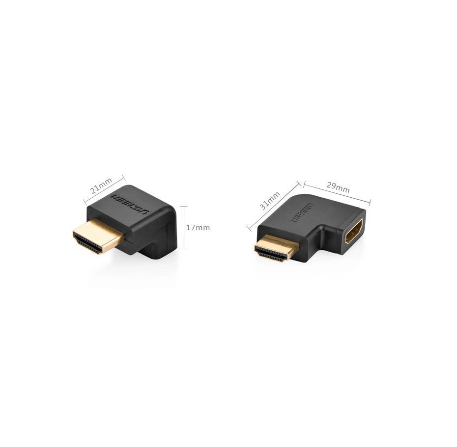 Ugreen HD112 4K HDMI displeja adapteris, uz leju vērsts цена и информация | Adapteri un USB centrmezgli | 220.lv