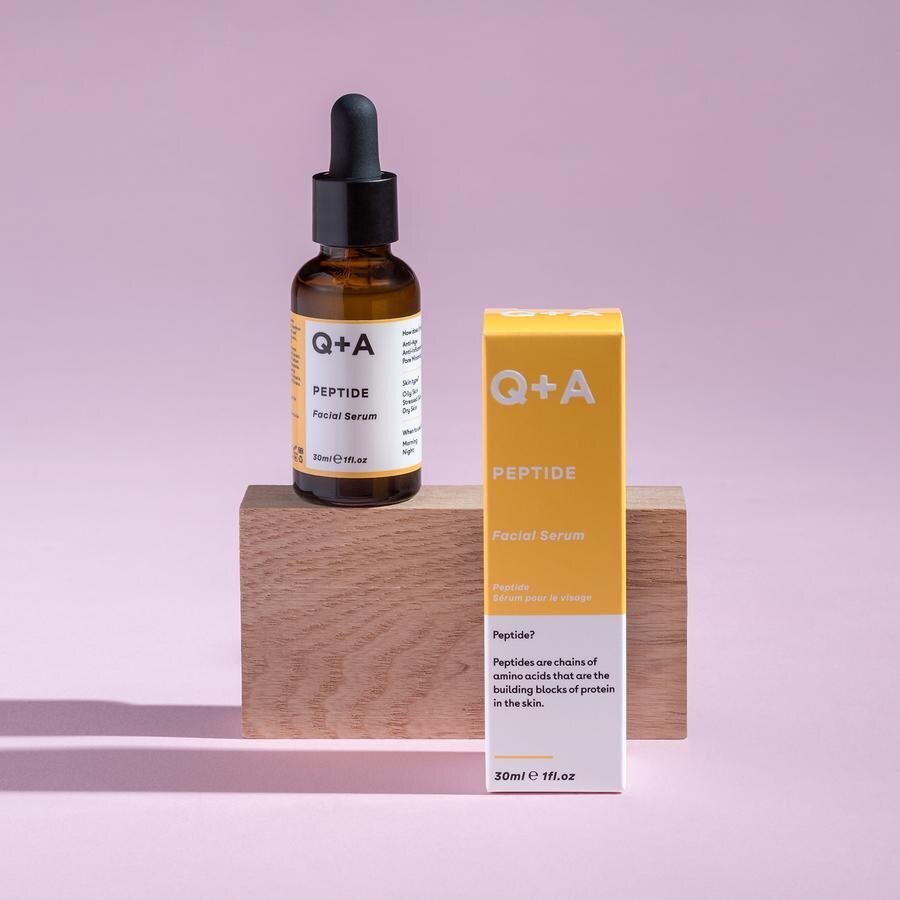 Sejas eļļa Q+A Peptide, 30 ml cena un informācija | Serumi sejai, eļļas | 220.lv