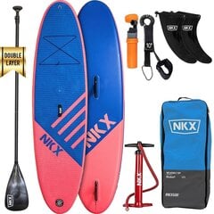 Доска для SUP-серфинга NKX Windsurf Blue Red 10’4 цена и информация | SUP доски, водные лыжи, водные аттракционы | 220.lv