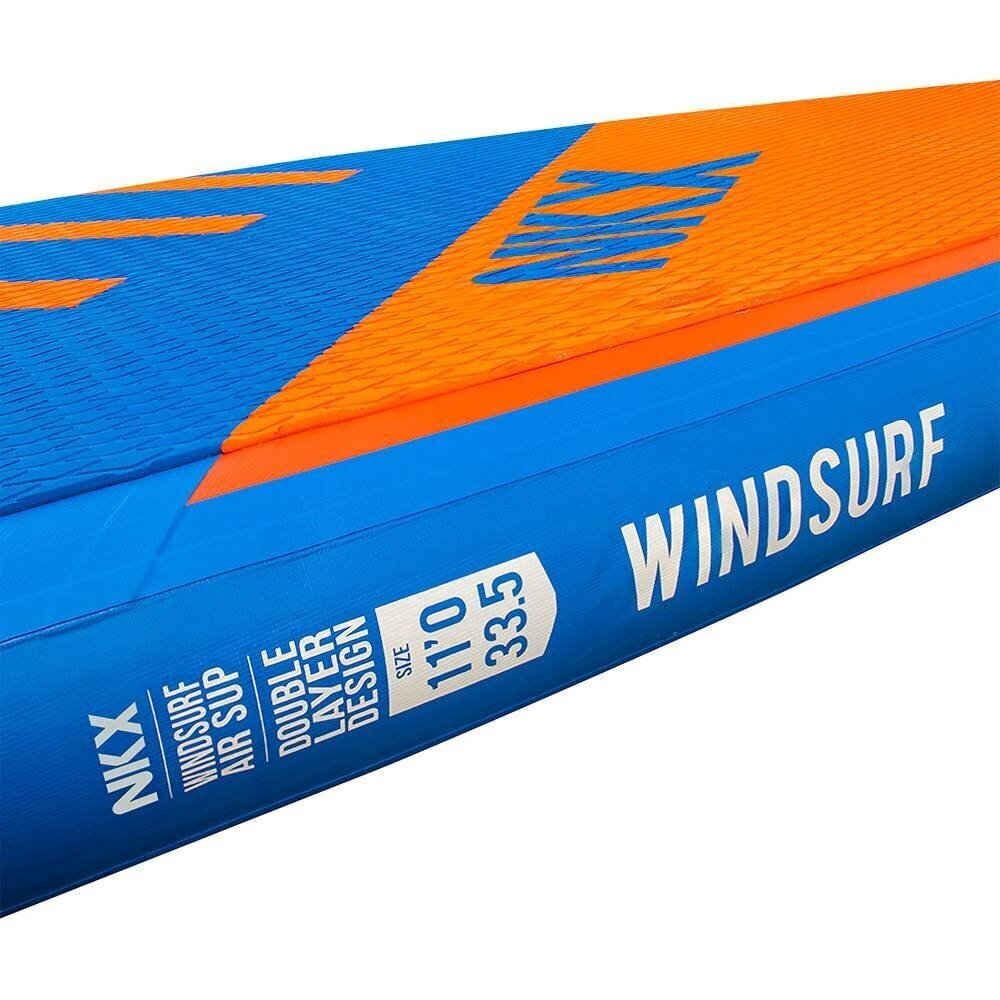 SUP dēlis - NKX Windsurf Blue Orange Wind 11’0, zils/oranžs цена и информация | SUP dēļi, sērfa dēļi un piederumi | 220.lv