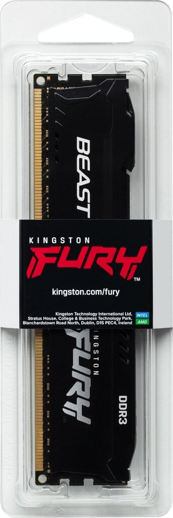 Kingston Fury KF318C10BB/4 цена и информация | Operatīvā atmiņa (RAM) | 220.lv