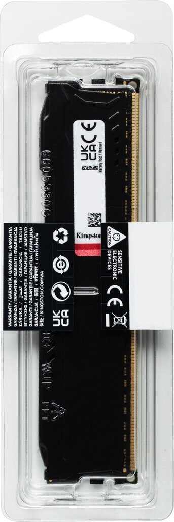Kingston Fury KF318C10BB/8 цена и информация | Operatīvā atmiņa (RAM) | 220.lv