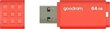 GoodRam UME3-0640O0R11 цена и информация | USB Atmiņas kartes | 220.lv