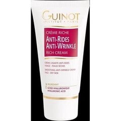 Sejas krēms nobriedušai ādai Guinot Anti Wrinkle Rich 50 ml cena un informācija | Sejas krēmi | 220.lv