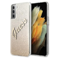 Чехол Guess для Samsung S21 Plus, Glitter Vintage Logo цена и информация | Чехлы для телефонов | 220.lv