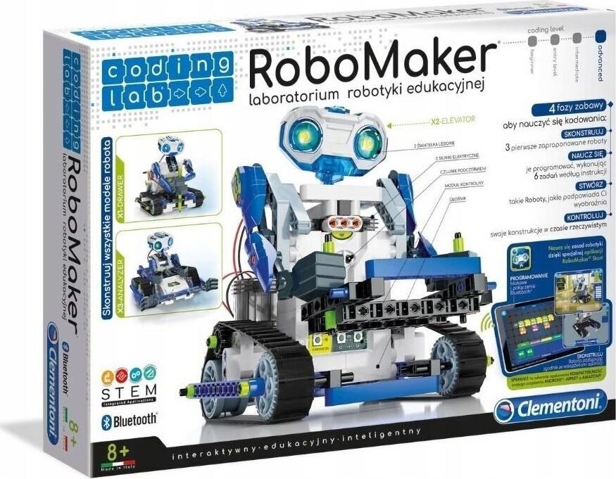 Robotikas komplekts Clementoni Robomaker - sākuma komplekts - 50098 cena |  220.lv