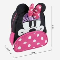 Школьная сумка Minnie Mouse, розовая, 25,5 x 30 x 10 см цена и информация | Школьные рюкзаки, спортивные сумки | 220.lv