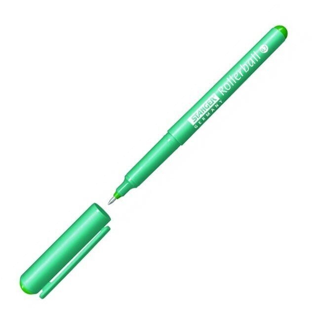 Pildspalva Stanger ROLLERBA, zaļa цена и информация | Kancelejas preces | 220.lv