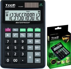 Kalkulators TOOR 2296T, 12 cipari cena un informācija | Kancelejas preces | 220.lv