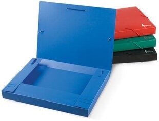 FORPUS mape-kaste ar gumiju, plastmasas, 30 mm, A4, sarkana cena un informācija | Kancelejas preces | 220.lv