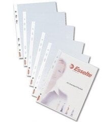 Кармашки Esselte, A4 прозрачные, 100 шт. цена и информация | Канцелярия | 220.lv