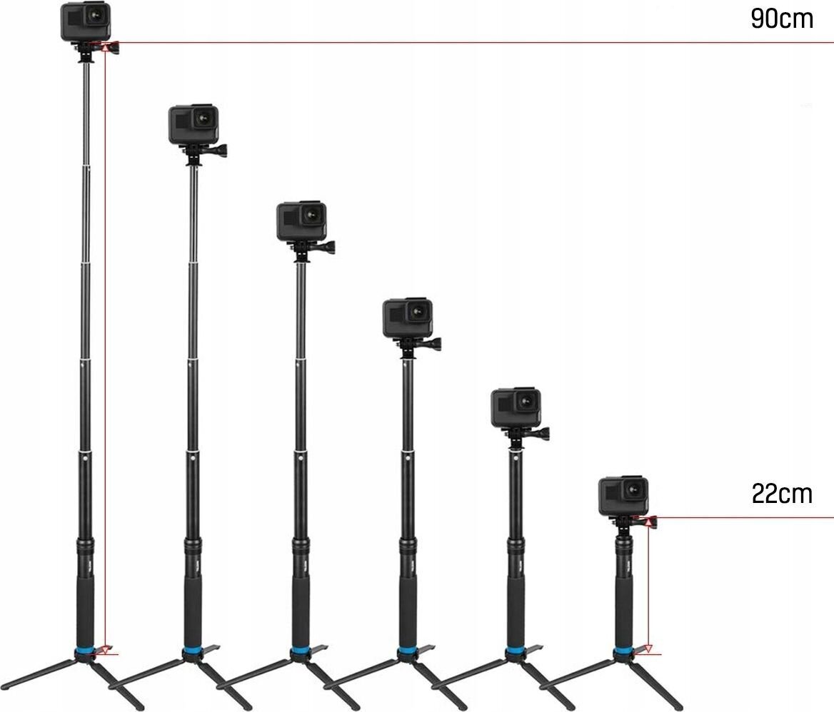 Pašbildes nūja Telesins цена и информация | Selfie Sticks | 220.lv