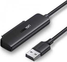 Ugreen CM321 USB uz SATA adapteris, 50 cm, melns цена и информация | Адаптеры и USB разветвители | 220.lv
