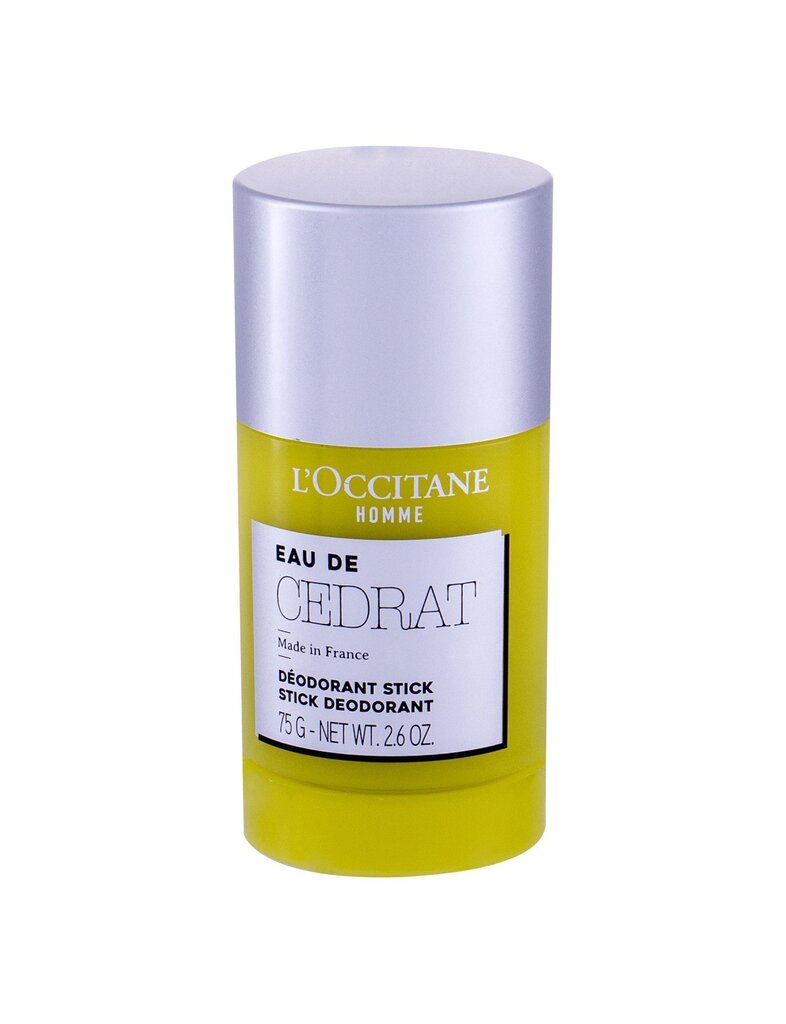 Zīmuļveida dezodorants vīriešiem L´Occitane Eau De Cedrat, 75 g cena un informācija | Dezodoranti | 220.lv