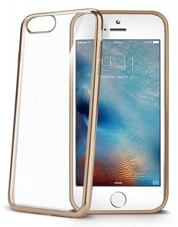 Vāks Laserby Celly, paredzēts Apple iPhone 7 Plus, zelta цена и информация | Telefonu vāciņi, maciņi | 220.lv