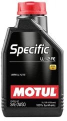 Масло MOTUL SPECIFIC LL-12 FE 0W30 1L цена и информация | Моторное масло | 220.lv