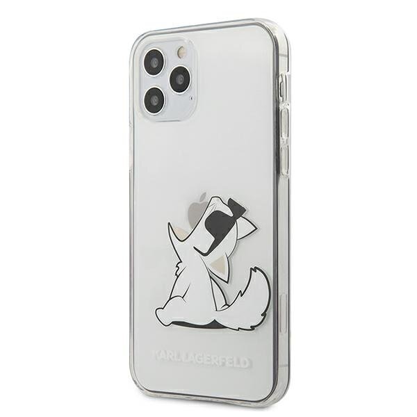 Karl Lagerfeld KLHCP12MCFNRC transparent hardcase Choupette Fun, , paredzēts iPhone 12 /12 Pro 6,1" cena un informācija | Telefonu vāciņi, maciņi | 220.lv