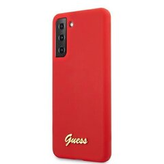 Guess GUHCS21MLSLMGRE maciņš, paredzēts S21+ G996, sarkans cena un informācija | Telefonu vāciņi, maciņi | 220.lv