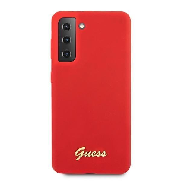 Guess GUHCS21MLSLMGRE maciņš, paredzēts S21+ G996, sarkans cena un informācija | Telefonu vāciņi, maciņi | 220.lv