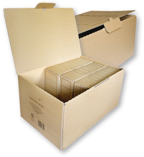 Arhīva kaste - konteiners SM-LT, 550x350x265 mm, brūns cena un informācija | Kancelejas preces | 220.lv