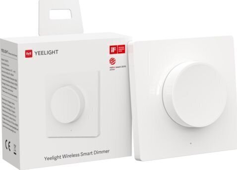 Viedais slēdzis un gaismas regulators Yeelight Wireless Smart Dimmer YLKG07YL цена и информация | Elektrības slēdži, rozetes | 220.lv