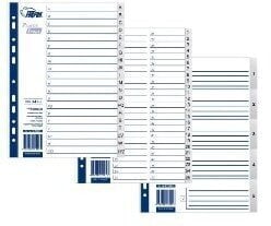 No plastmasas izgatavots sadalītājs dokumentiem FORPUS, A-Z, vienkrāsains, A4 cena un informācija | Burtnīcas un papīra preces | 220.lv