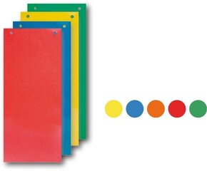 Разделители SM-Lt, 110х235 мм, 50 шт., картонные, желтые цена и информация | Тетради и бумажные товары | 220.lv