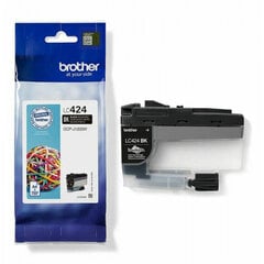 Brother LC424BK, черный цена и информация | Картриджи для струйных принтеров | 220.lv