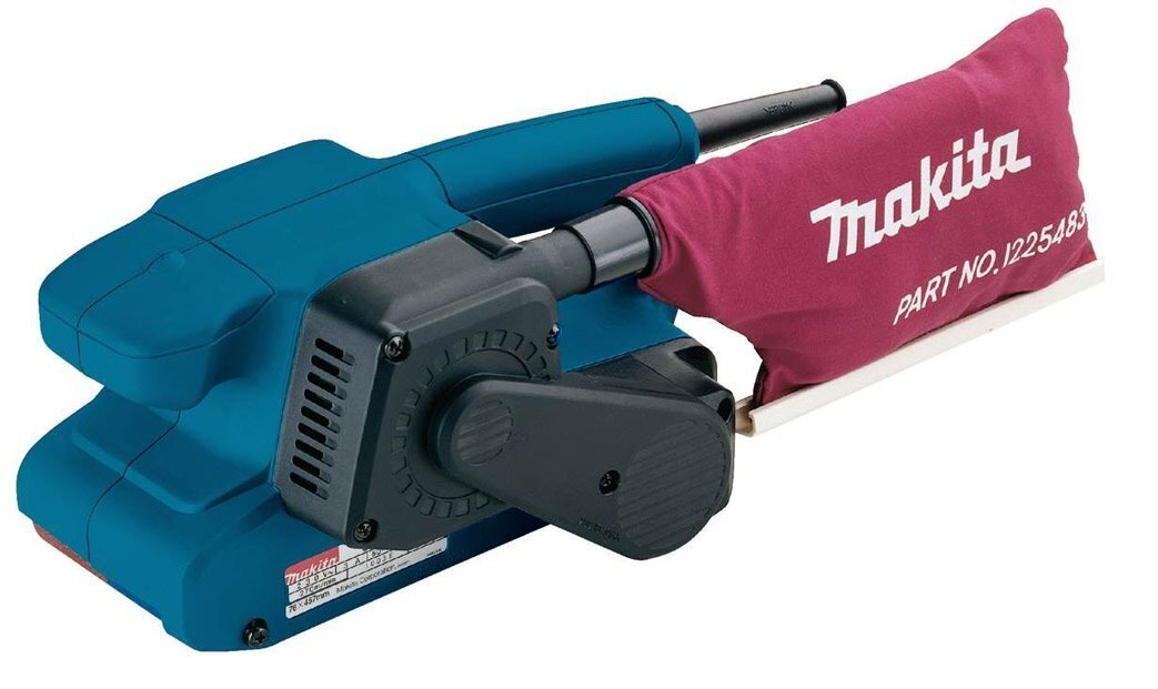 Lentas slīpmašīna Makita 9911, 650 W, 76x457mm, 2,7 kg цена и информация | Slīpmašīnas | 220.lv